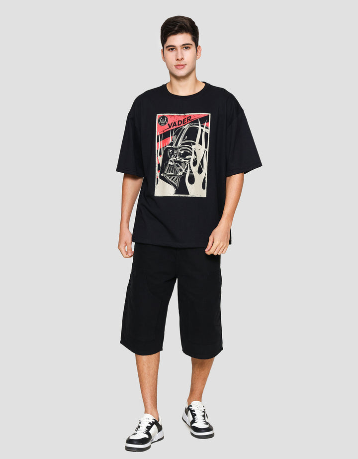 Star Wars Lucas Oversized Darth Vader Kaos Pria