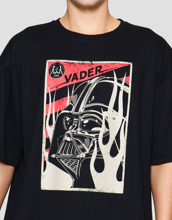 Star Wars Lucas Oversized Darth Vader Kaos Pria