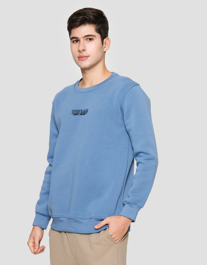 Marvel Front Embro Outline Spiderman Sweater Pria