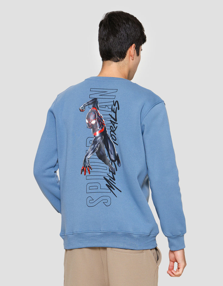 Marvel Front Embro Outline Spiderman Sweater Pria