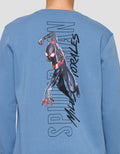 Marvel Front Embro Outline Spiderman Sweater Pria