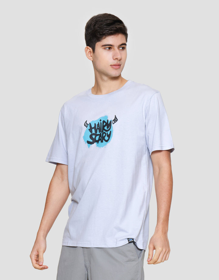 Disney Monster Hairy Scary Print Kaos Pria