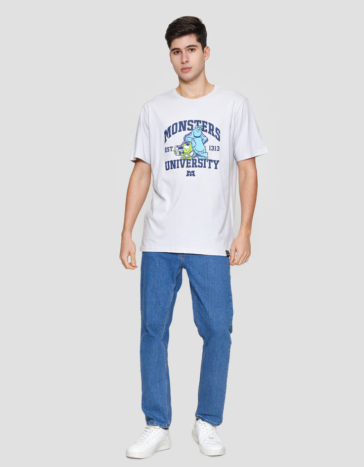 Disney Monster University Print Kaos Lengan Pendek Pria