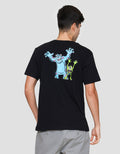 Disney Monster Scaring Print Kaos Lengan Pendek Pria