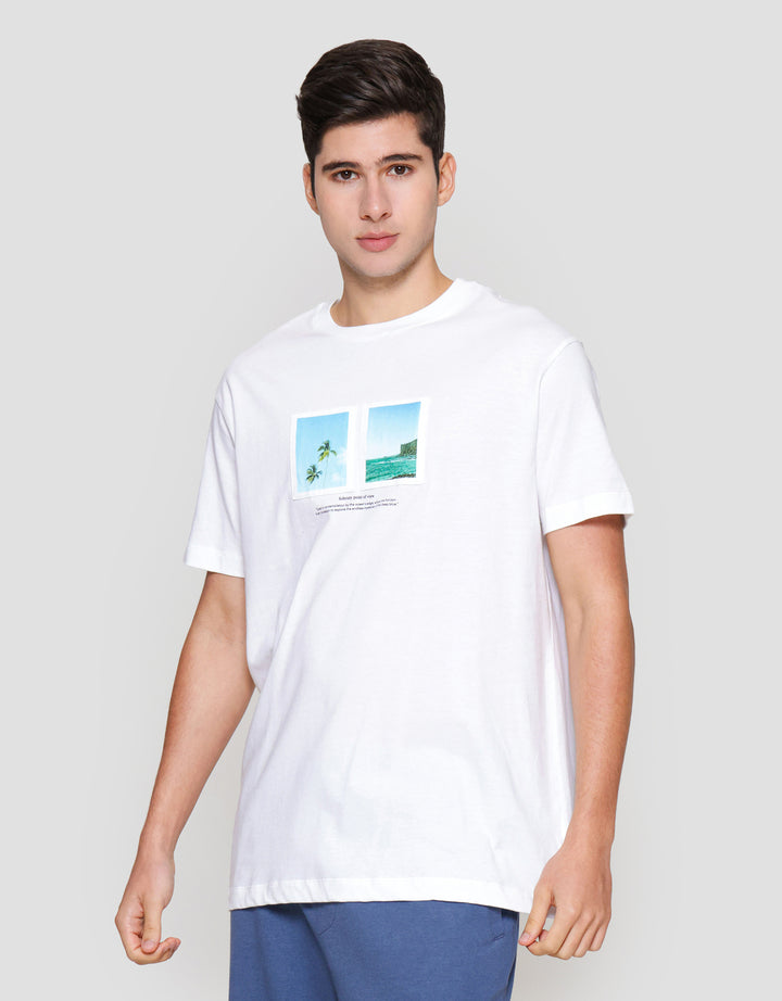 Cole Graphic Beach Patches Jersey Kaos Pria