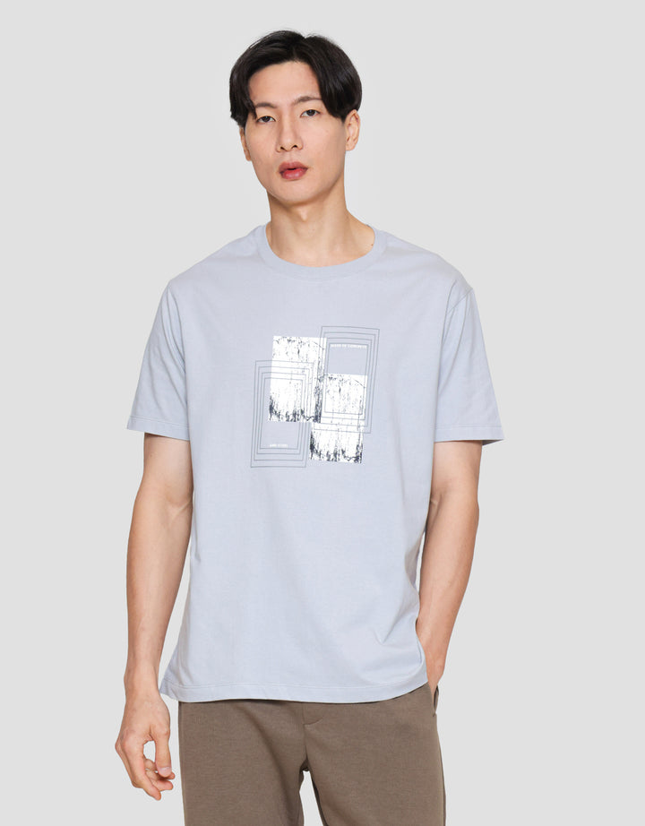 Cole Graphic Hd Square And Steel Kaos Lengan Pendek Pria