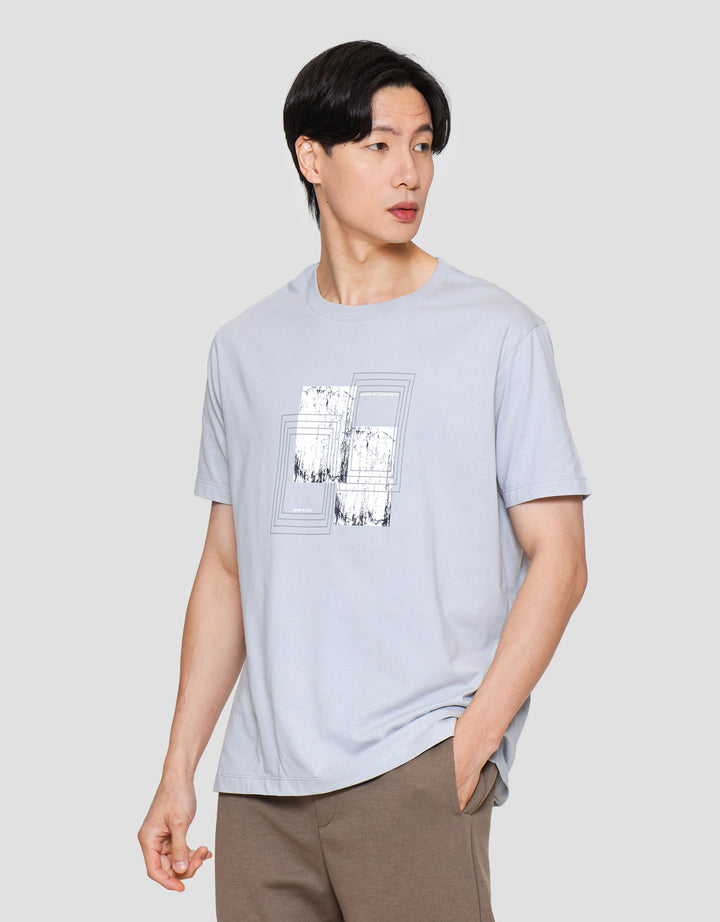 Cole Graphic Hd Square And Steel Kaos Lengan Pendek Pria