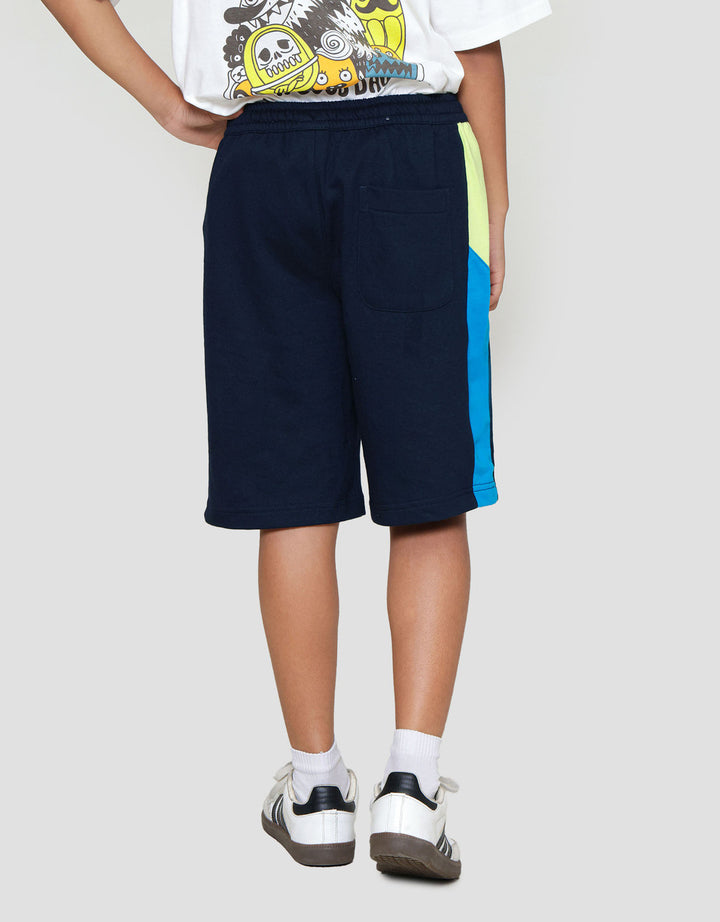 Nevada Samping Sablon Varsity Celana Pendek Anak Laki-laki