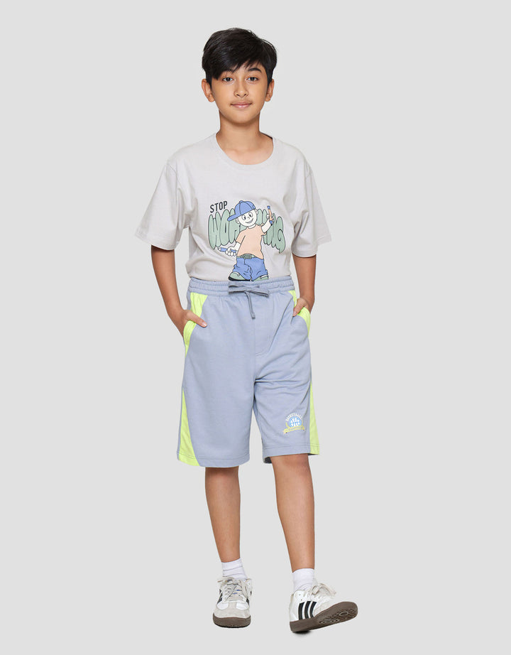 Nevada Fash Sablon Varsity Celana Pendek Anak Laki-laki