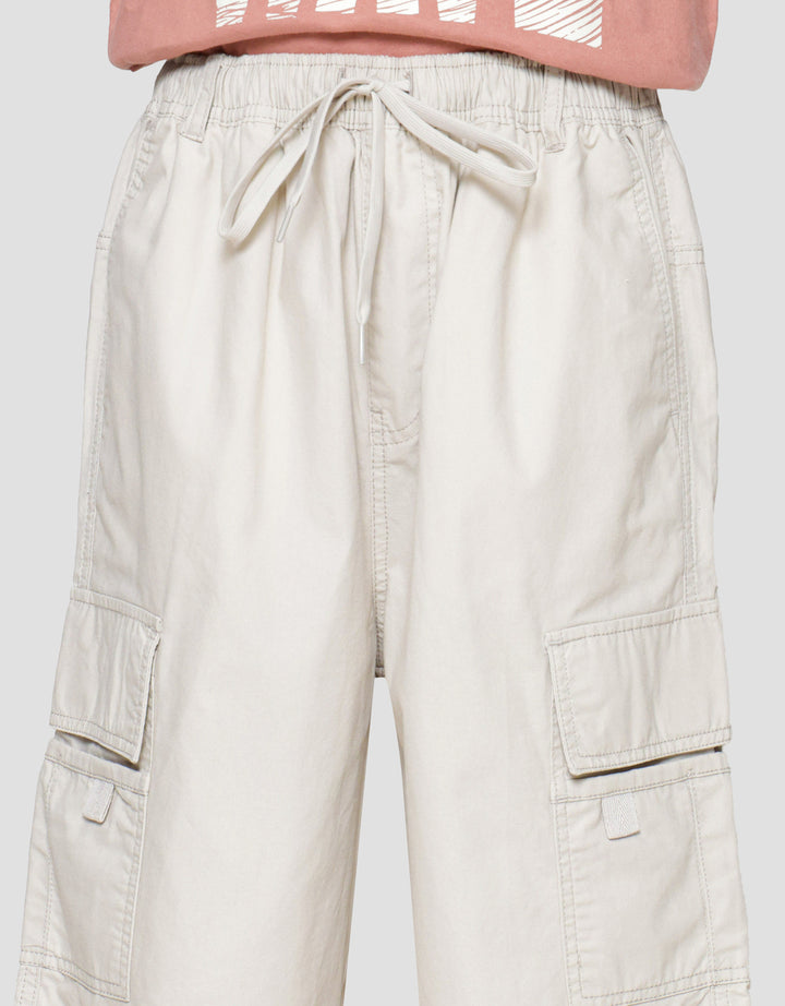 Nevada Canvas Karet Pocket Cargo Celana Pendek Anak Laki-laki