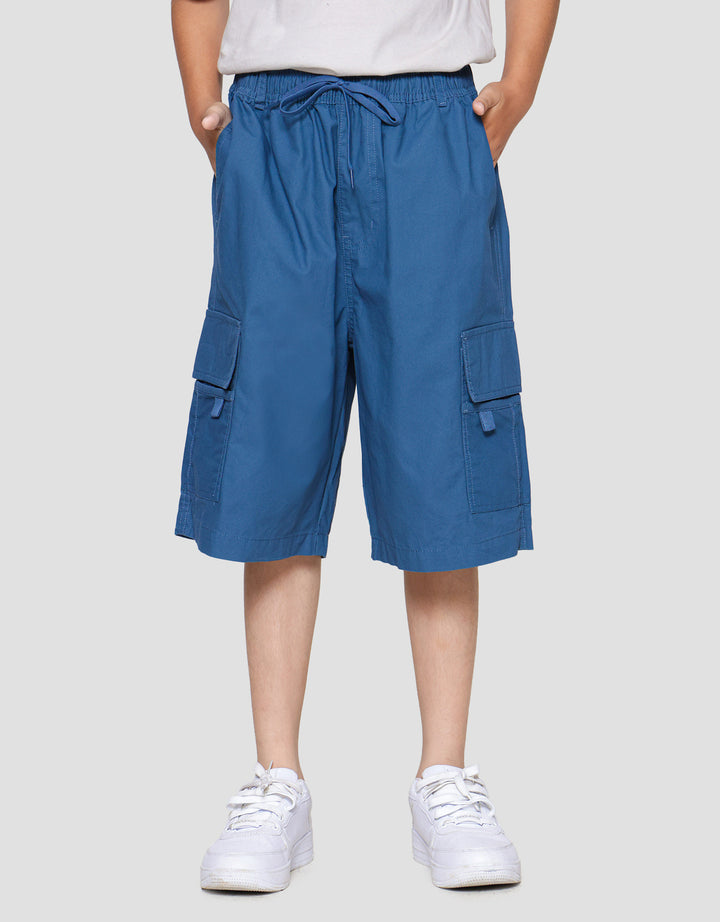 Nevada Baby Canvas Karet Pocket Cargo Celana Pendek Anak Laki-laki