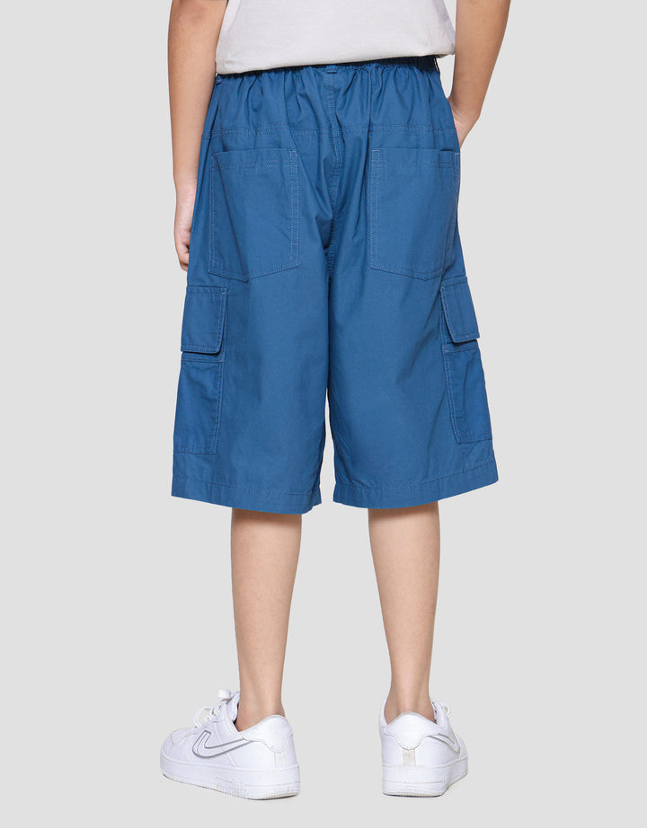 Nevada Baby Canvas Karet Pocket Cargo Celana Pendek Anak Laki-laki