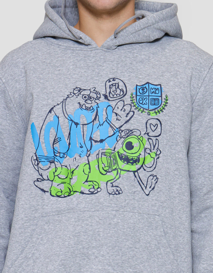 Disney Monster University Graffiti Jaket Hoodie Pria