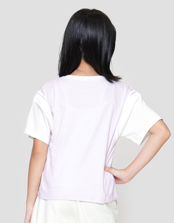 Nevada Boxy Varcity Look Like 2 Pc Champion Kaos Anak Perempuan