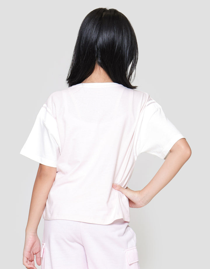 Nevada Boxy Varcity Look Like 2 Pc Number Kaos Anak Perempuan