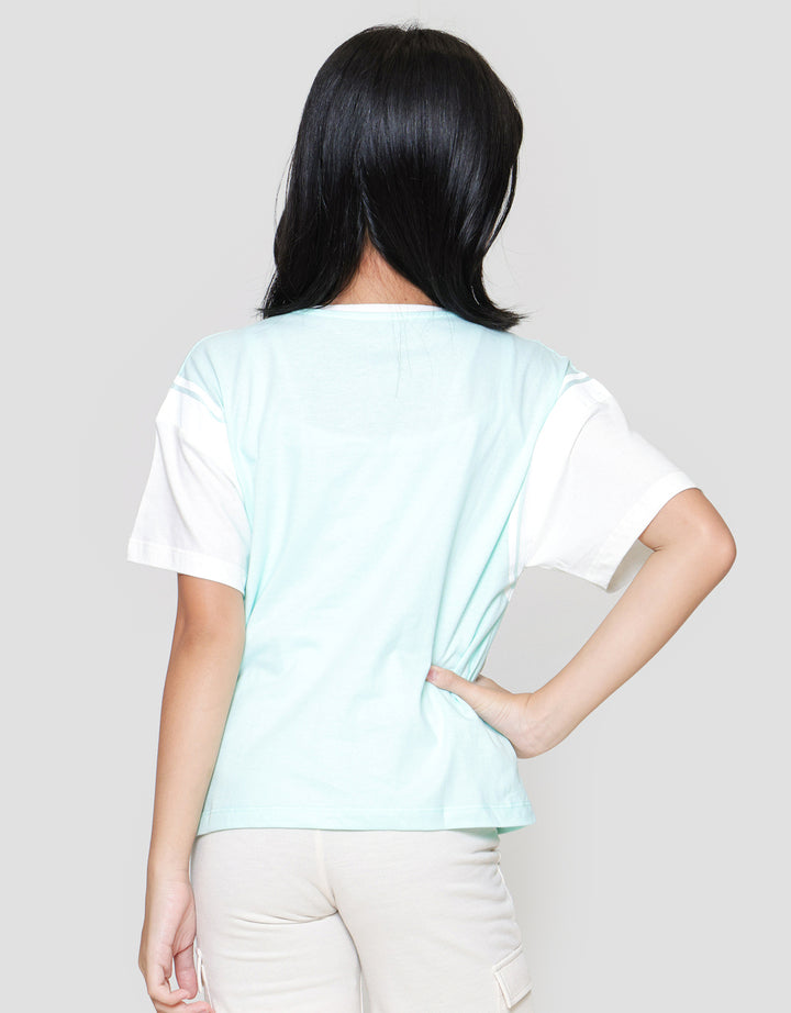 Nevada Boxy Varcity Look Like 2 Pc Kaos Anak Perempuan