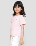 Nevada Stripe Bordir Flower Kaos Anak Perempuan