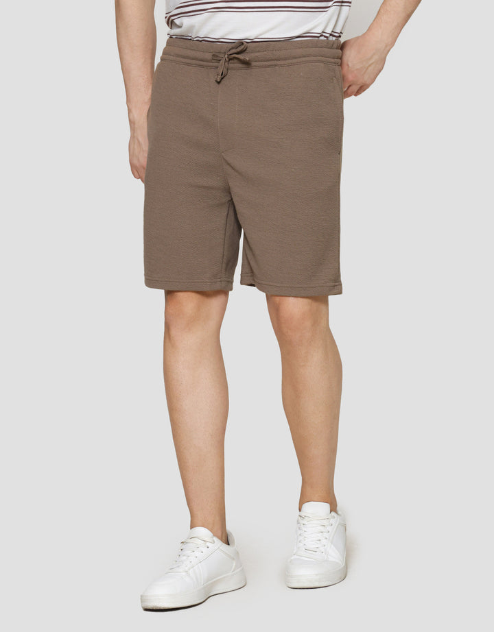 Nevada Knit Baggy Fit Texture Celana Pendek Pria