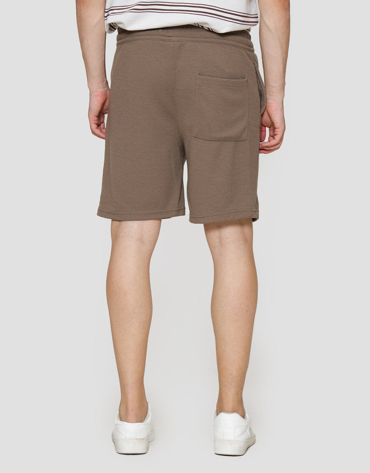 Nevada Knit Baggy Fit Texture Celana Pendek Pria