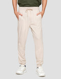 Nevada Knit Cut And Sewn With Mix Rib Celana Jogger Pria