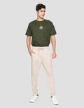 Nevada Knit Cut And Sewn With Mix Rib Celana Jogger Pria