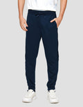 Nevada Knit Cut And Sewn With Mix Rib Celana Jogger Pria