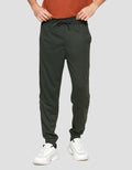Nevada Knit Cut And Sewn With Mix Rib Celana Jogger Pria