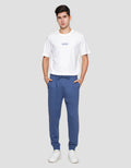 Nevada Knit Basic With Overlock Side Seam Celana Jogger Pria