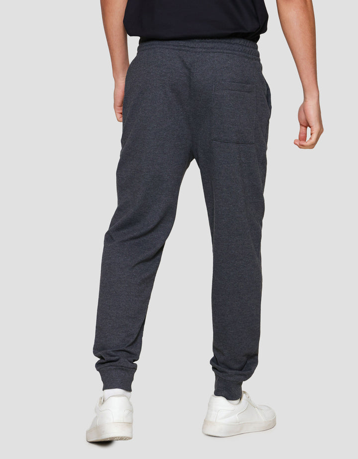 Nevada Knit Basic With Overlock Side Seam Celana Jogger Pria