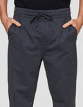 Nevada Knit Basic With Overlock Side Seam Celana Jogger Pria