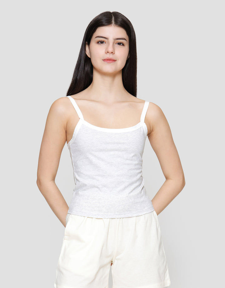 Nevada Contrast Basic Kaos Tanktop Wanita