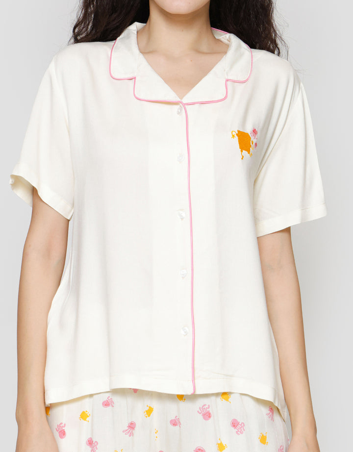 Nevada Jelly Spongebob Setelan Piyama Wanita