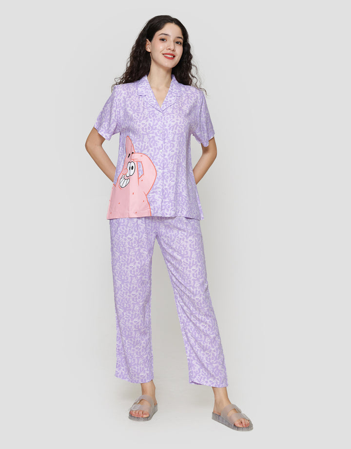 Nevada Patrick Spongebob Setelan Piyama Wanita