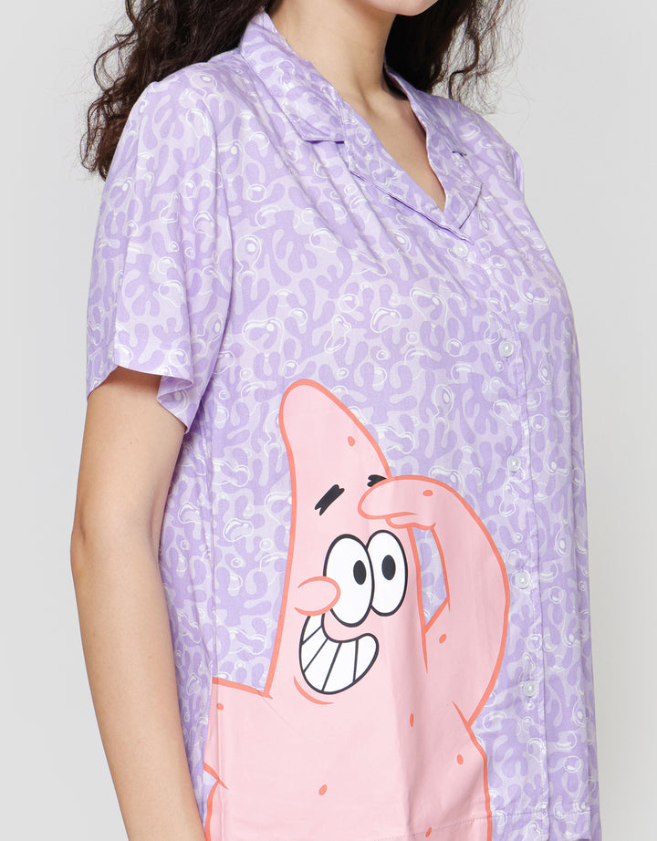Nevada Patrick Spongebob Setelan Piyama Wanita