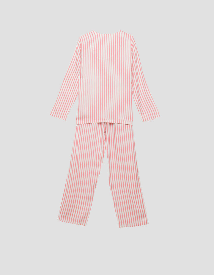 Nevada Stripe Setelan Piyama Wanita