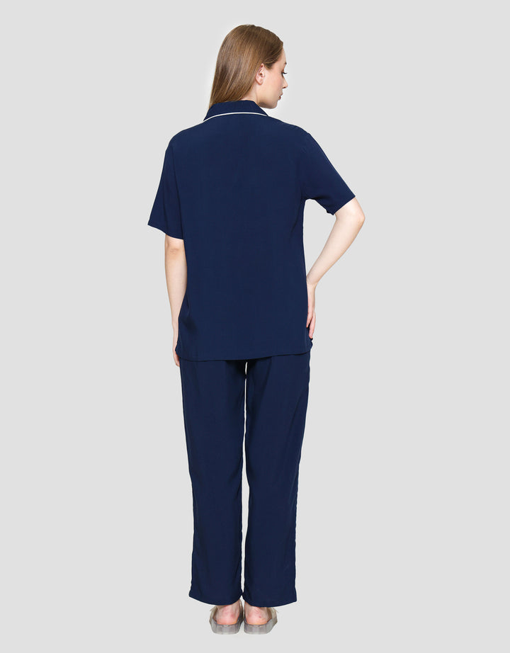 St. Yves Solid Setelan Piyama Wanita