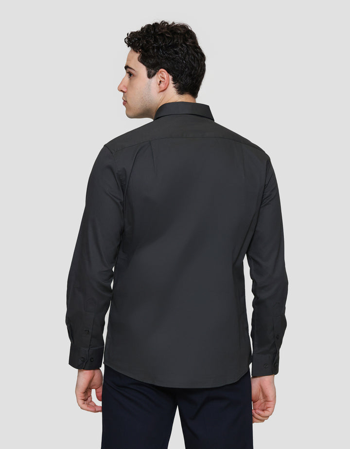 Cole Fit Plain Welth Pocket Kemeja Pria