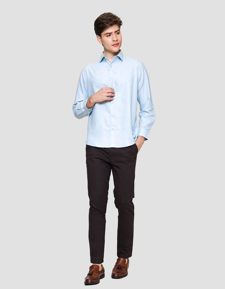 Cole Plain Classic Oxford Kemeja Lengan Panjang Pria
