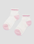 Little M Ankle Stripe Kaos Kaki Anak Perempuan