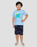 Little M Wave Sun Print Pakaian Set Anak Laki-laki