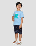 Little M Wave Sun Print Pakaian Set Anak Laki-laki