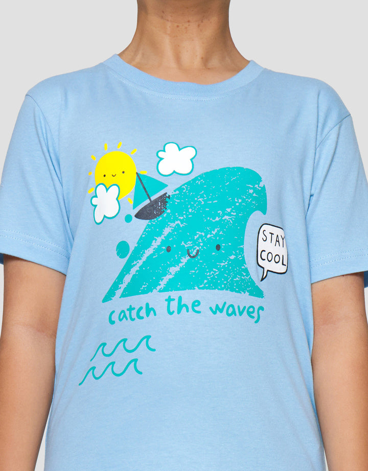 Little M Wave Sun Print Pakaian Set Anak Laki-laki