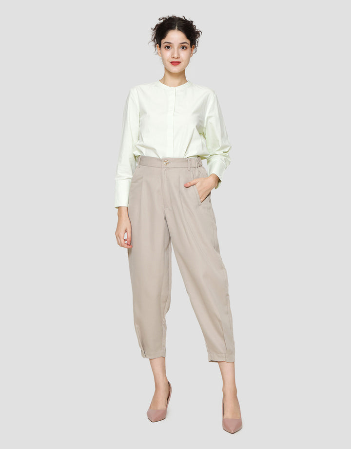 St. Yves Snapped Button Celana Panjang Wanita