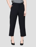 St. Yves Long Pants Wide Cropped Semi Coullote Woven Trouser