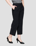 St. Yves Long Pants Wide Cropped Semi Coullote Woven Trouser