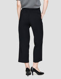 St. Yves Long Pants Wide Cropped Semi Coullote Woven Trouser