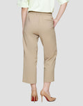 St. Yves Long Pants Wide Cropped Semi Coullote Woven Trouser