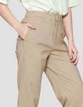 St. Yves Long Pants Wide Cropped Semi Coullote Woven Trouser