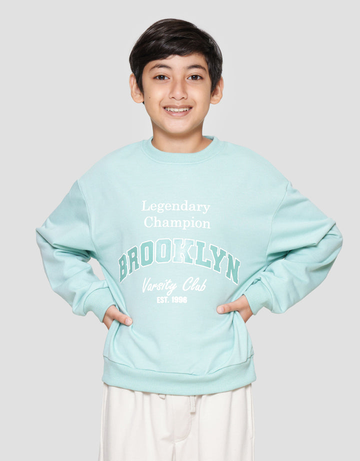 Nevada Basic Print Brooklyn Sweater Anak Laki-laki