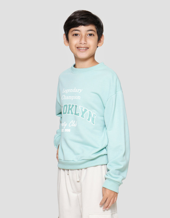 Nevada Basic Print Brooklyn Sweater Anak Laki-laki